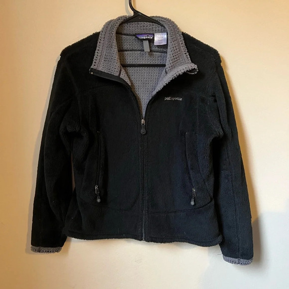 Patagonia Black Fleece Zip Up Jacket, size small - Picture 7 of 8